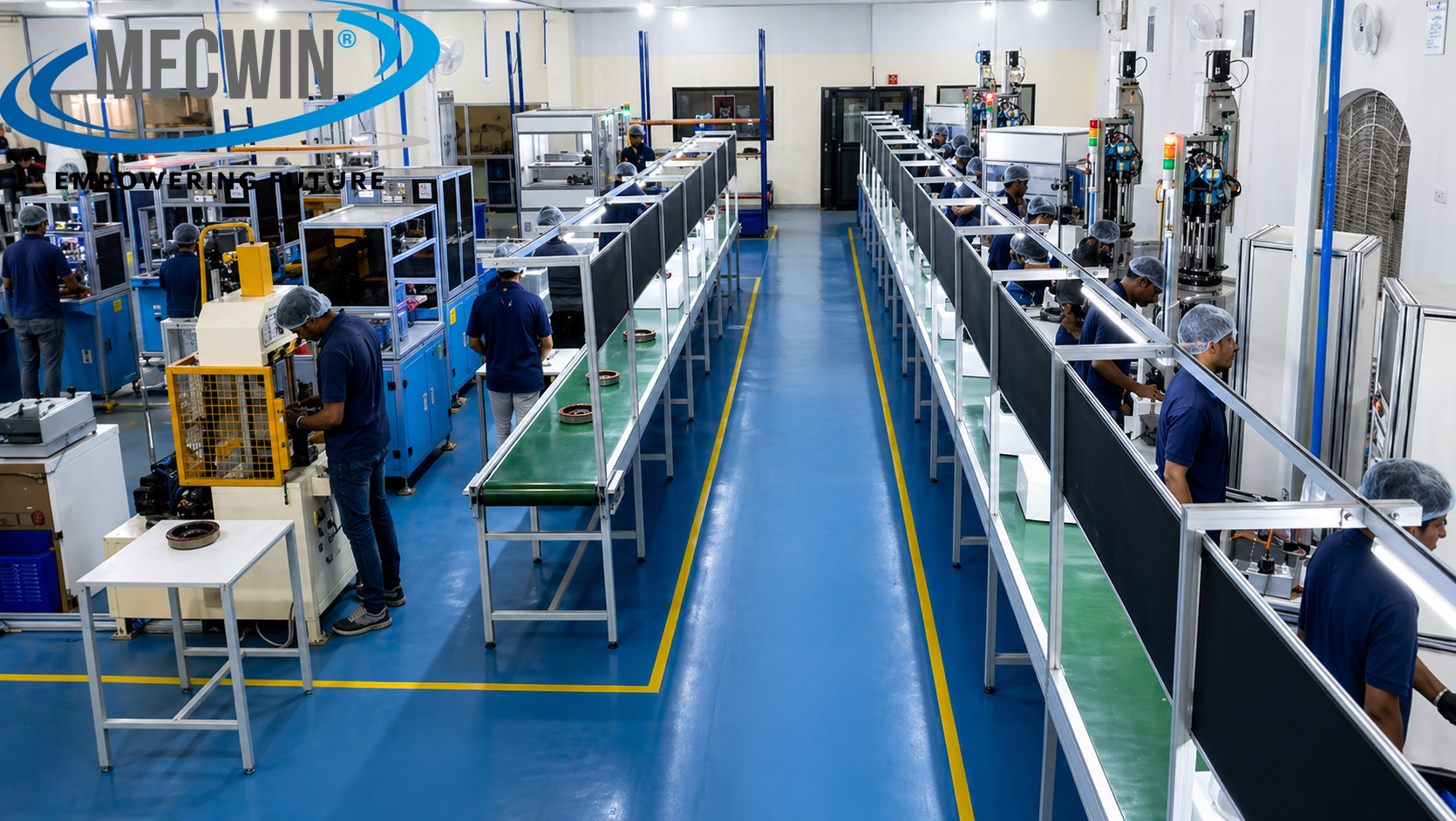 Laser engraving machine in Mecwin facility